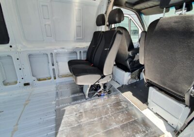 Modulaire camper bouw - Stoelen omkeerbaar